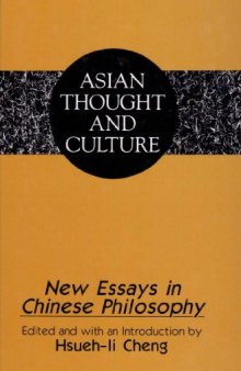 New Essays in Chinese Philosophy
