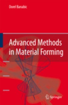 Advanced Methods in Material Forming