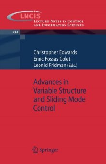 Advances in Variable Structure and Sliding Mode Control