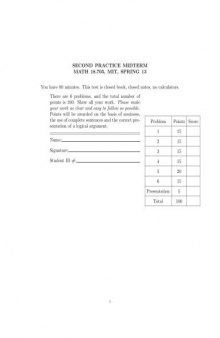 18.703 Modern Algebra: MIT course, Spring 2013