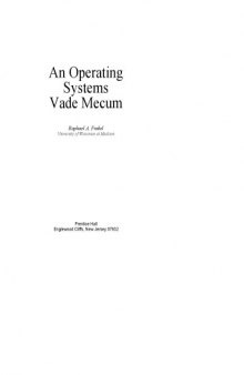 An Operating Systems Vade Mecum