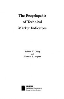 Энциклопедия технических индикаторов рынка