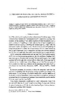 21-neighbour packing of equal balls in the 4-dimensional Euclidean space