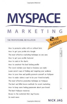 MySpace Marketing: The Promotional Revolution