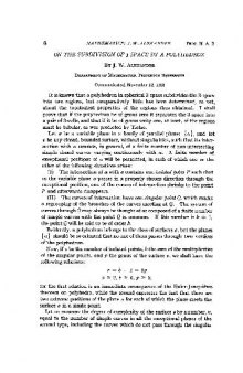 On the Subdivision of 3-Space by a Polyhedron