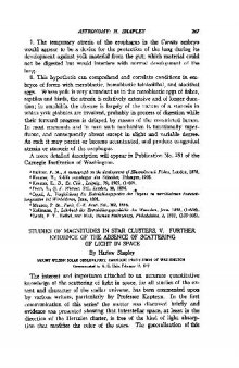 [Article] Studies of Magnitudes in Star Clusters V. Further Evidence of the Absence of Scattering of Light in Space