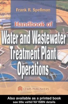 Handbook of water and wastewater treatment plant operations