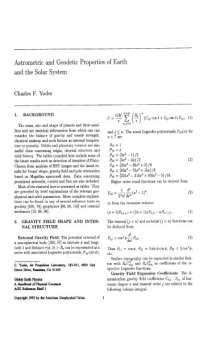 Astrometric and Geodetic Properties of Earth and the Solar System [short article]