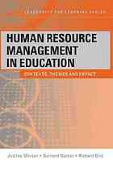 Human resource management in education : contexts, themes, and impact