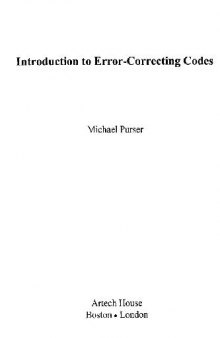 Introduction To Error Correcting Codes