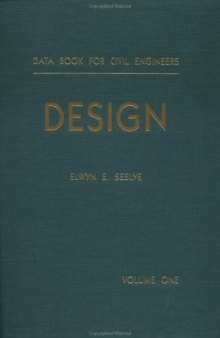 Design, Volume 1, Data Book for Civil Engineers, 3rd Edition