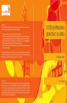 Citizen Journalism and Democracy in Africa - An Exploratory Study