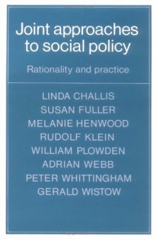 Joint Approaches to Social Policy: Rationality and Practice
