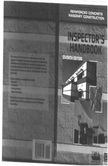 Reinforced Concrete Masonry Construction Inspectors Handbook, 7th Ed