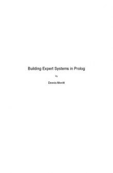Building expert systems in Prolog