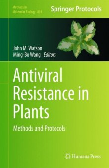 Antiviral Resistance in Plants: Methods and Protocols