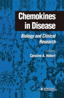 Chemokines in Disease: Biology and Clinical Research
