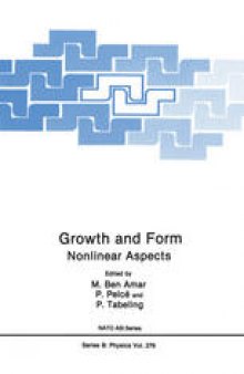 Growth and Form: Nonlinear Aspects
