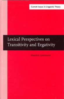 Lexical Perspectives on Transitivity and Ergativity: Causative Constructions in English