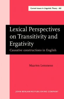 Lexical Perspectives on Transitivity and Ergativity: Causative constructions in English