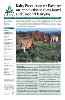 Dairy production on pasture : an introduction to grass based and seasonal dairying
