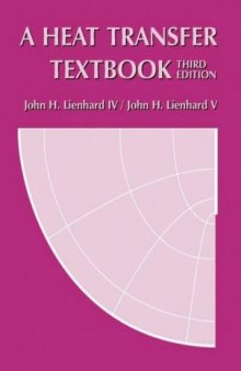 A Heat Transfer Textbook, 3rd edition