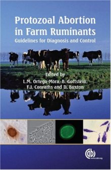 Protozoal Abortificients in Farm Ruminants: Guidelines for Diagnosis and Control