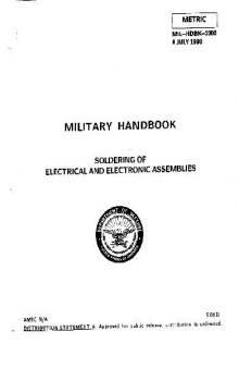 Soldering of Electrical and Electronic Assemblies MIL-HDBK-2000 US DOD