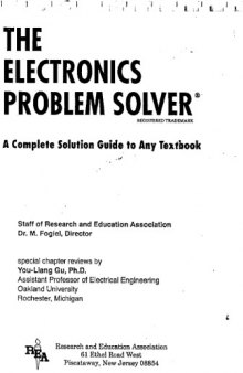 The Electronics Problem Solver