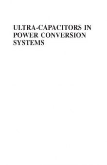 Ultra capacitors in power conversion systems