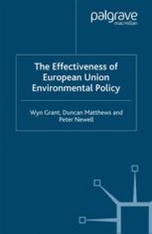 The Effectiveness of European Union Environmental Policy