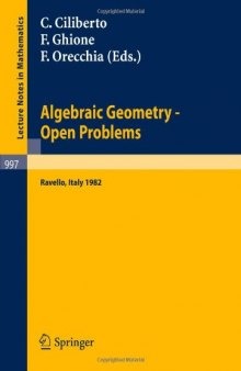 Algebraic Geometry--Open Problems 