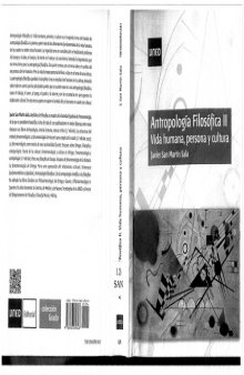 Antropología Filosófica II. Vida humana, persona y cultura
