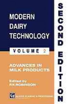 Modern Dairy Technology: Volume 2 Advances in Milk Products
