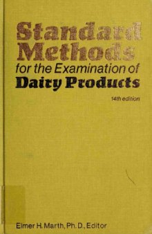 Standard methods for the examination of dairy products