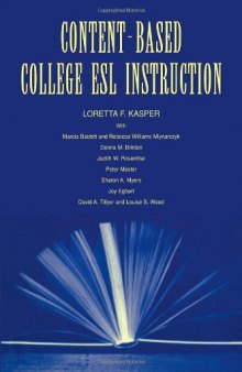 Content-based college ESL instruction
