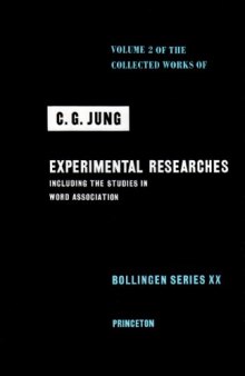 The collected works of C. G. Jung. Vol. 2 : Experimental researches