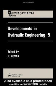 Developments in Hydraulic Engineering (Developments Series)