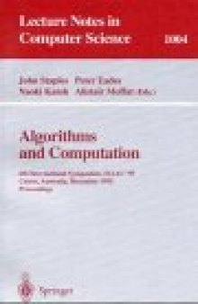 Algorithms and Computations: 6th International Symposium, ISAAC '95 Cairns, Australia, December 4–6, 1995 Proceedings