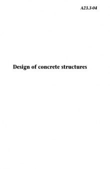 Design of concrete structures