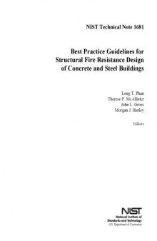 Best Practice Guidelines for Structural Fire Resistance Design of Concrete and Steel Buildings