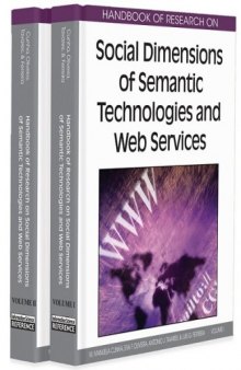Handbook of Research on Social Dimensions of Semantic Technologies and Web Services