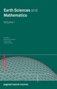 Earth Sciences and Mathematics: Volume 1