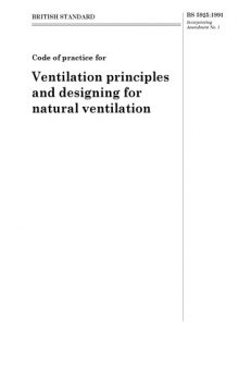 Code of Practice for Ventilation Principles and Designing for Natural Ventilation