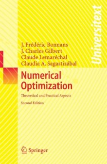 Numerical optimization. Theoretical and practical aspects