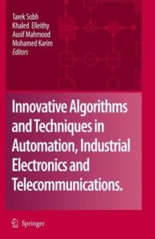 Innovative algorithms and techniques in automation, Iindustrial electronics and telecommunications