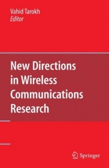 New directions in wireless communications research