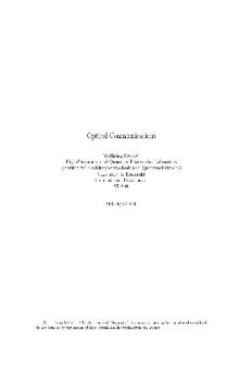 Optical Communications