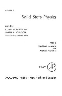 Methods of Experimental Physics Solid State Physics (Volume 6/Part B)