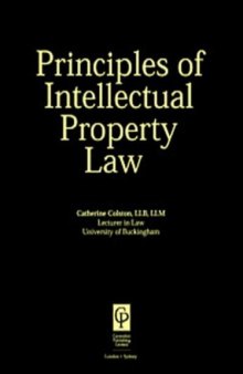 Intellectual Property Law (Principles of Law)